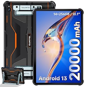 OUKITEL RT1防水 タブレット　タフネス Amazon.co.jp: OUKITEL RT1防水タブレット10.1インチ10,000mAhの