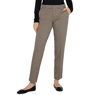 Liverpool Los Angeles Kelsey Mid Rise Trouser Check Plaid Knit Women