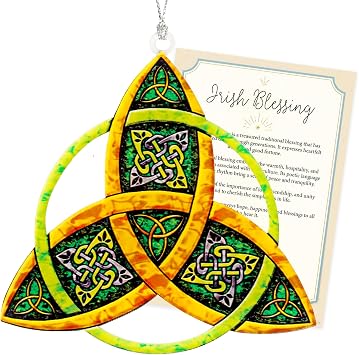 St Patricks Day Accessories and Gifts, St Patricks Day Ornaments for Tree, St Patricks Days Ornaments, Holiday Decor for St Patricks Dayy, St Patricks Gifts - Irish Gift with Card and Envelope
