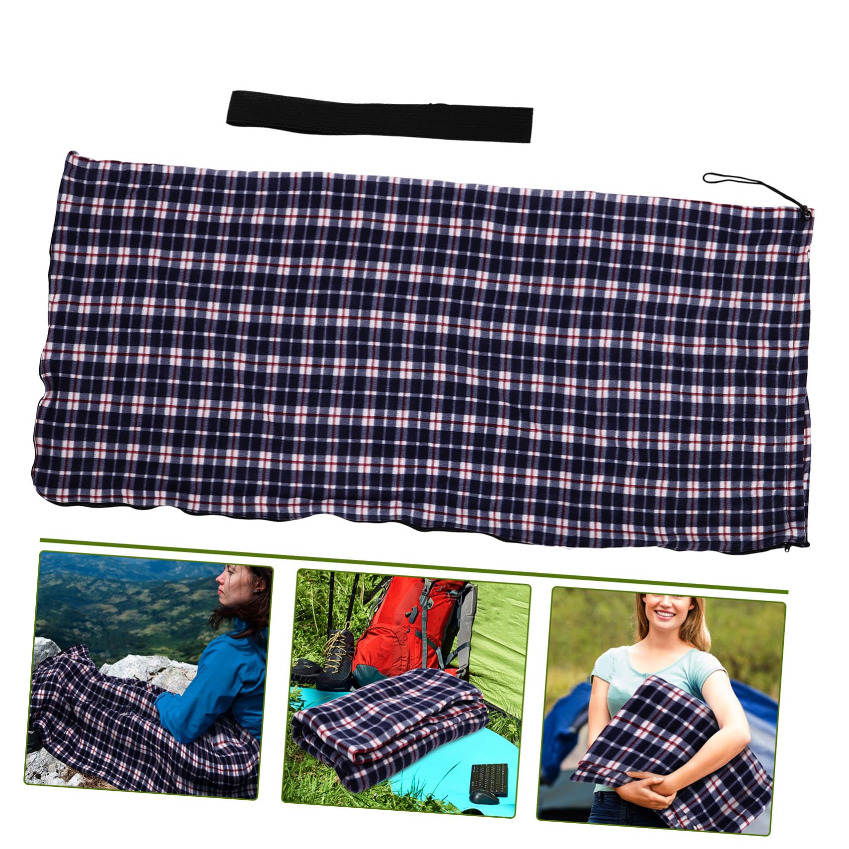 YARNOW Sacco A Pelo per Adulti 180x75cm Leggero E Compatto per Escursionismo Campeggio E Viaggi