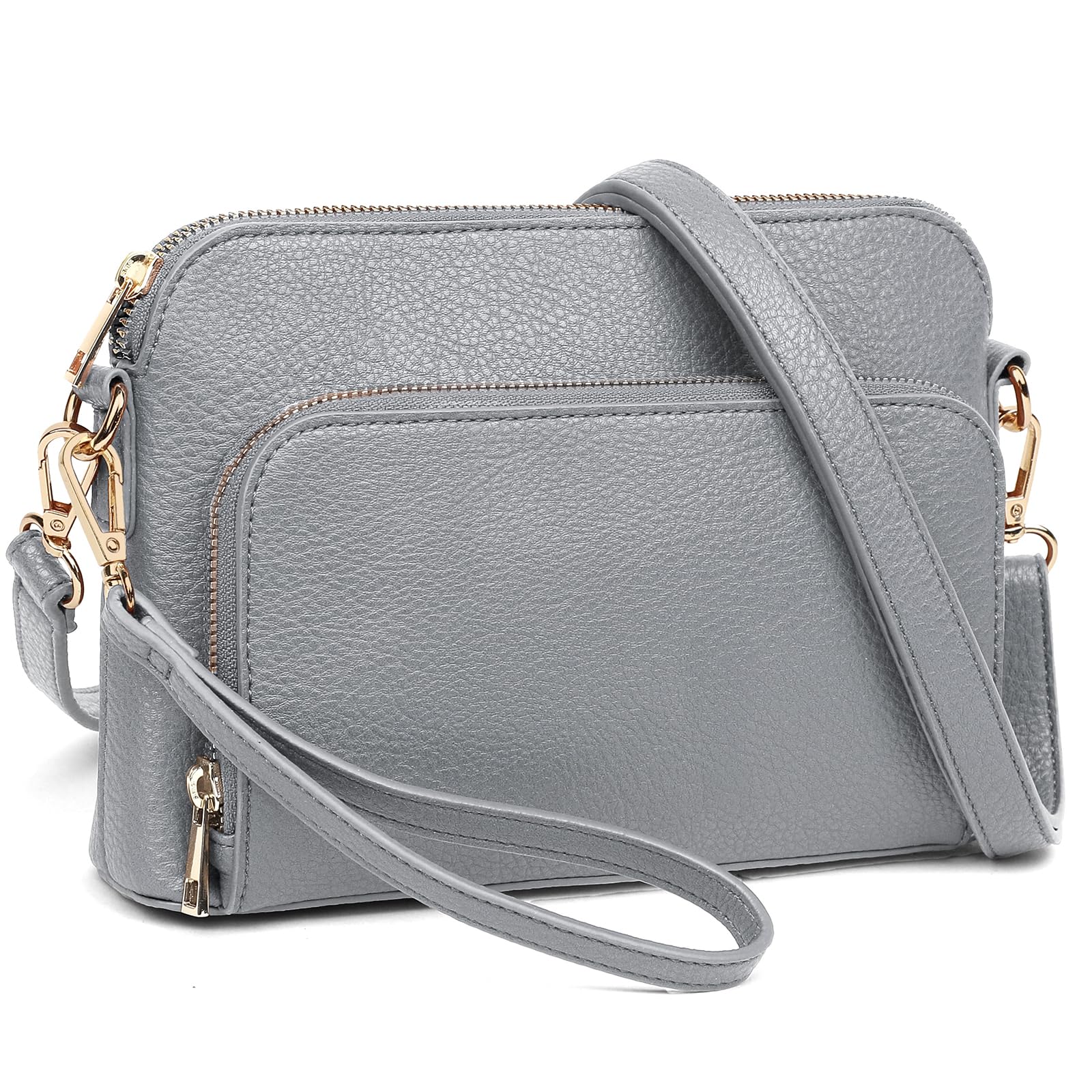 Marvolia Crossbody Bag for Women - PU Leather Shoulder Bag Trendy Small Crossbody Purse Bag for Travel Work Party