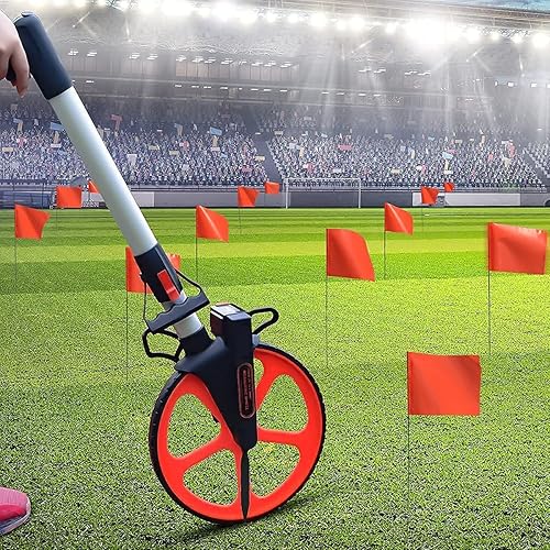 Miniatura 5 de Rueda de medición con 100 unidades de traje de banderas de marcado, combinación perfecta