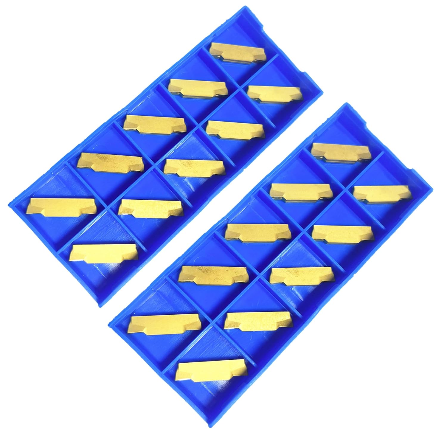 20 Pcs MGMN200-G Carbide Turning Internal Inserts, Blade for MGEHR/MGIVR Grooving Cut-Off Tool Holder