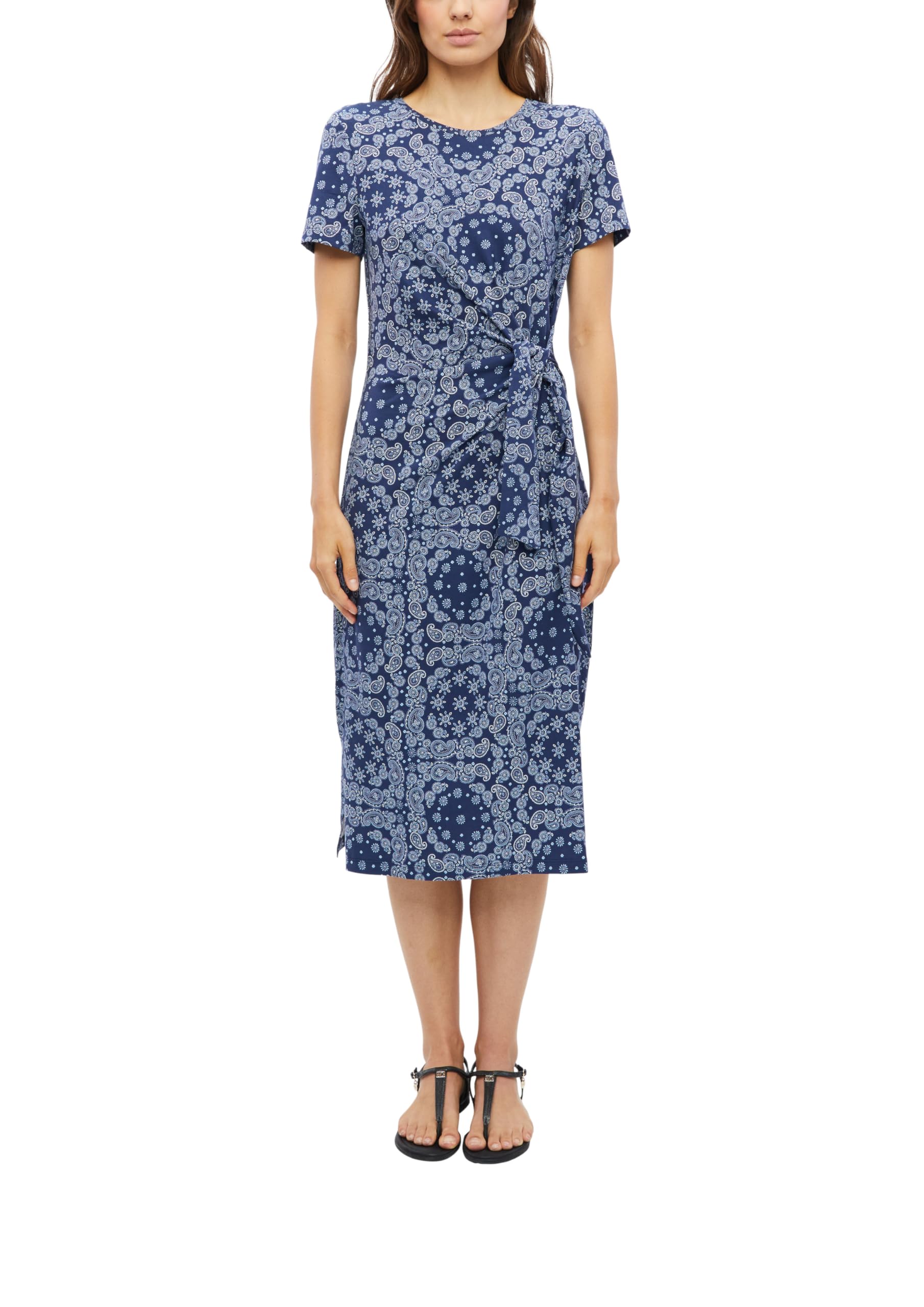 s.Oliver Women's 2182258 Dress, Blue, 16