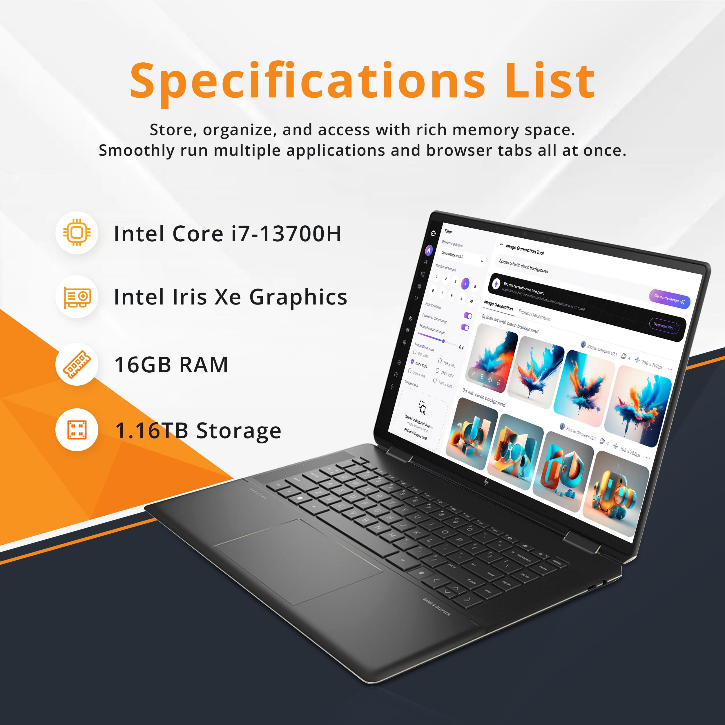 Amazon.co.jp: HP Spectre x360 16インチ 3K+ 2-in-1 Touch
