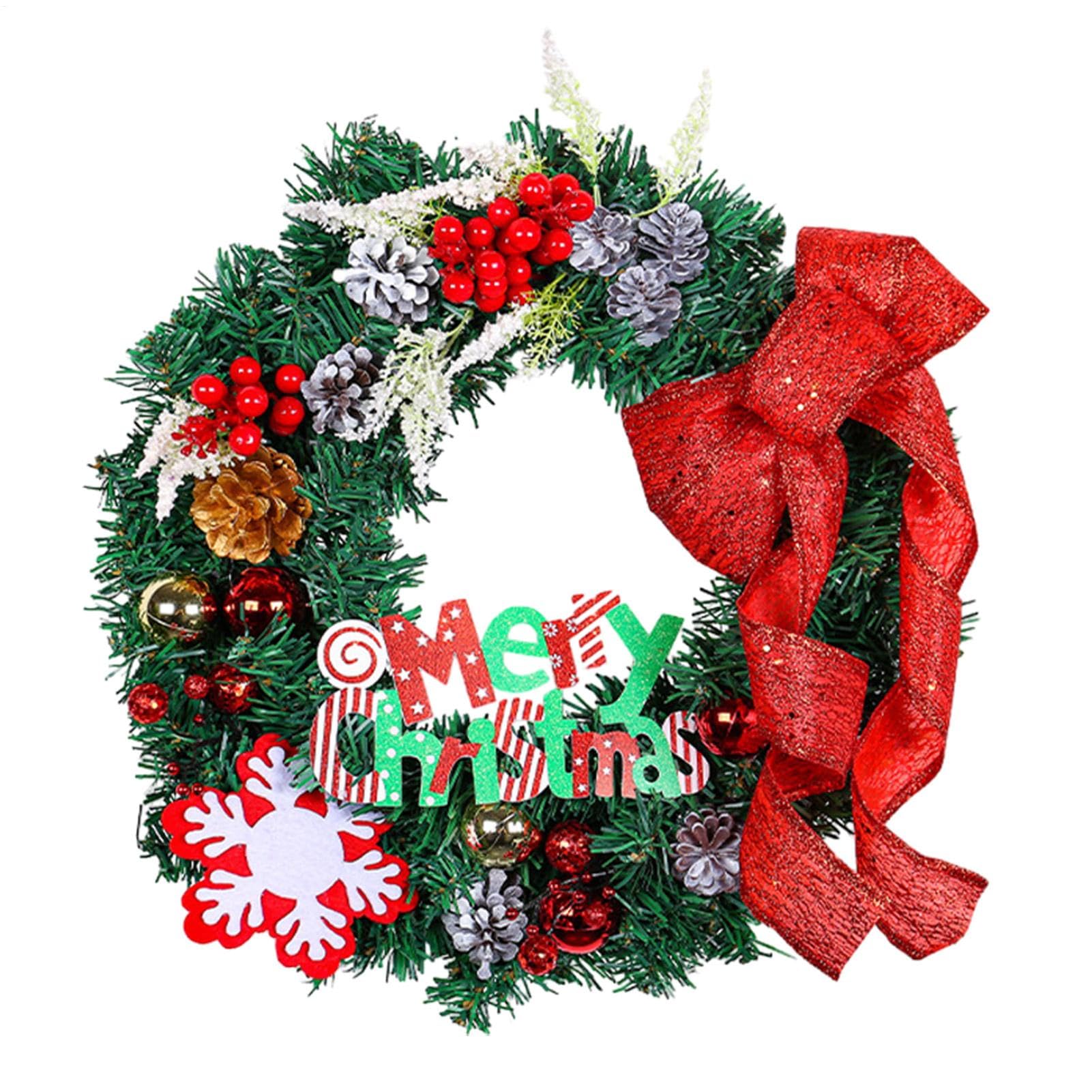 Couronne de Noël extérieure pour sublimer votre entrée et accueillir vos invités