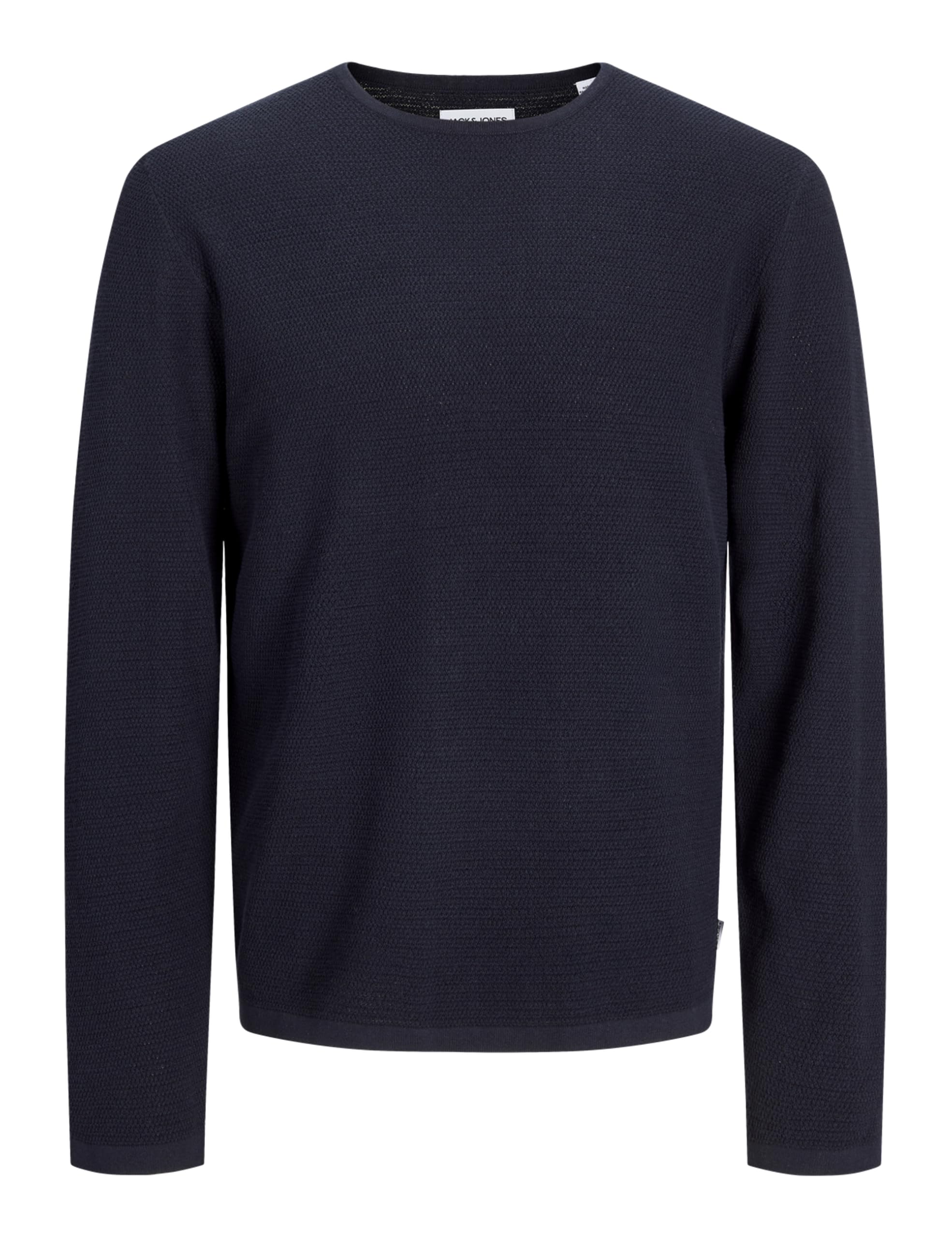 JACK & JONES Male Knitted Jumper Plain Knitted Jumper, Blazer Navy, XXL