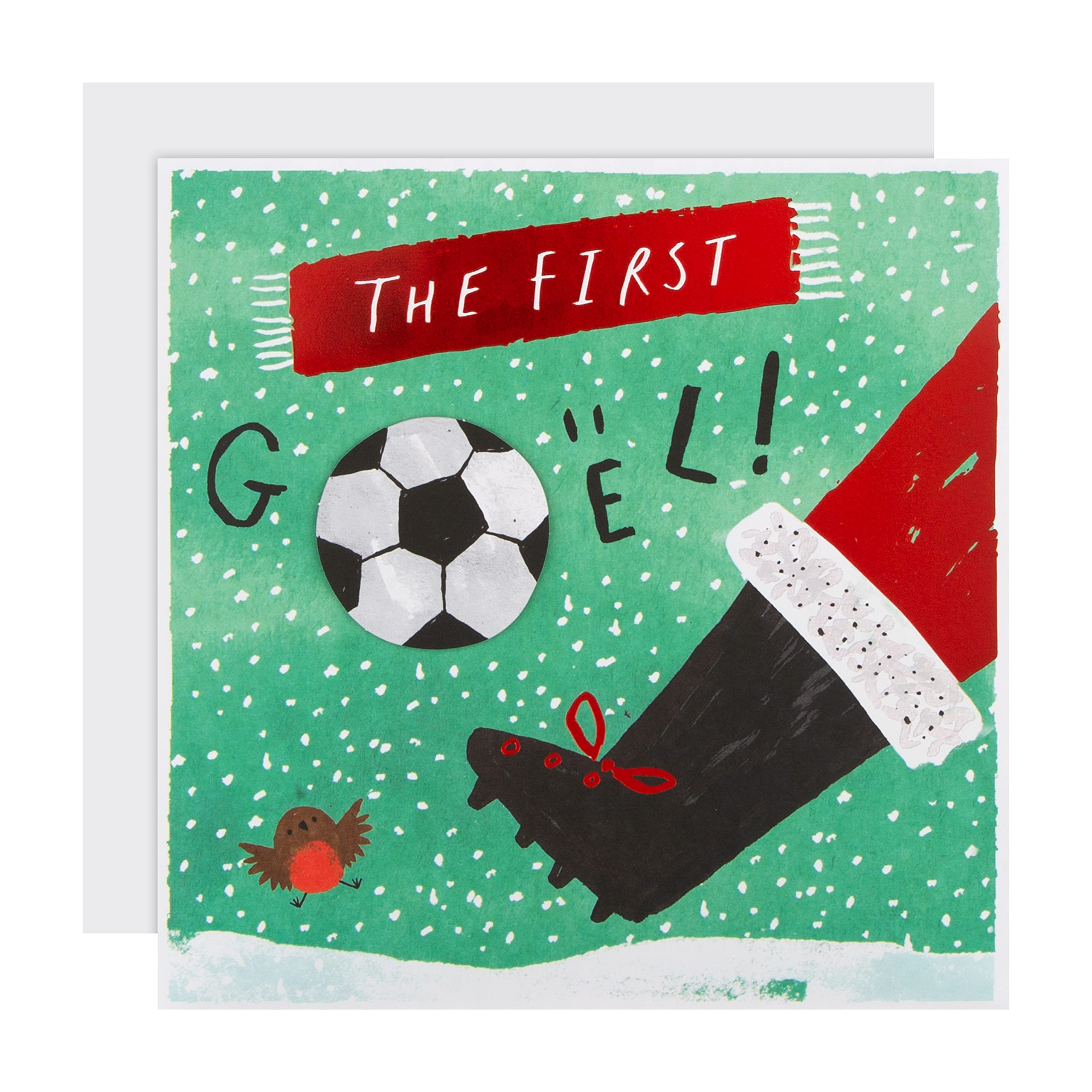 Personalisierte Rangers Weihnachtskarte – Für Fußball-Fans (Sohn, Enkel, Vater, Onkel)