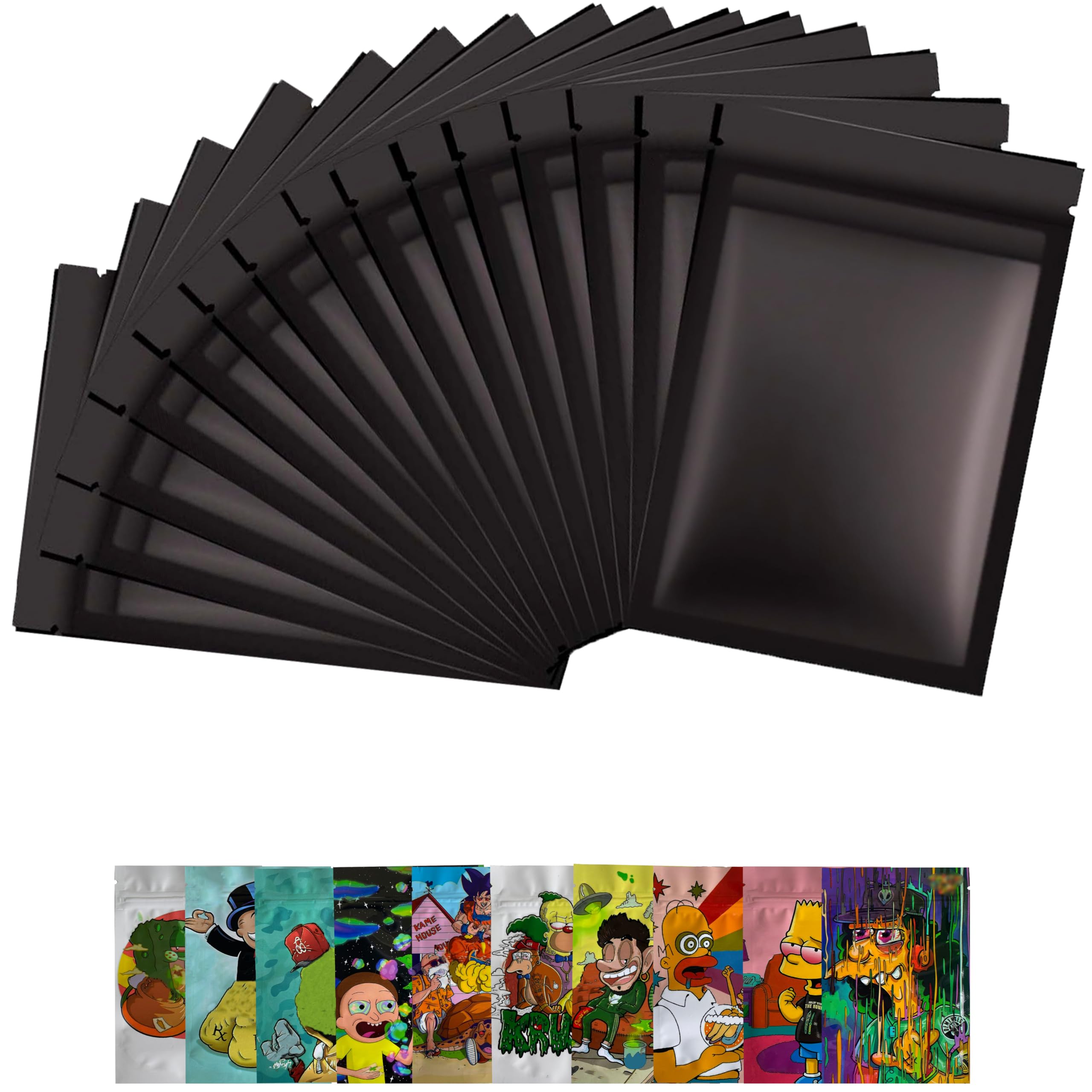 GmfLeX 100 Pack JS-UP Bags, Size 5.9 x 4 inchs