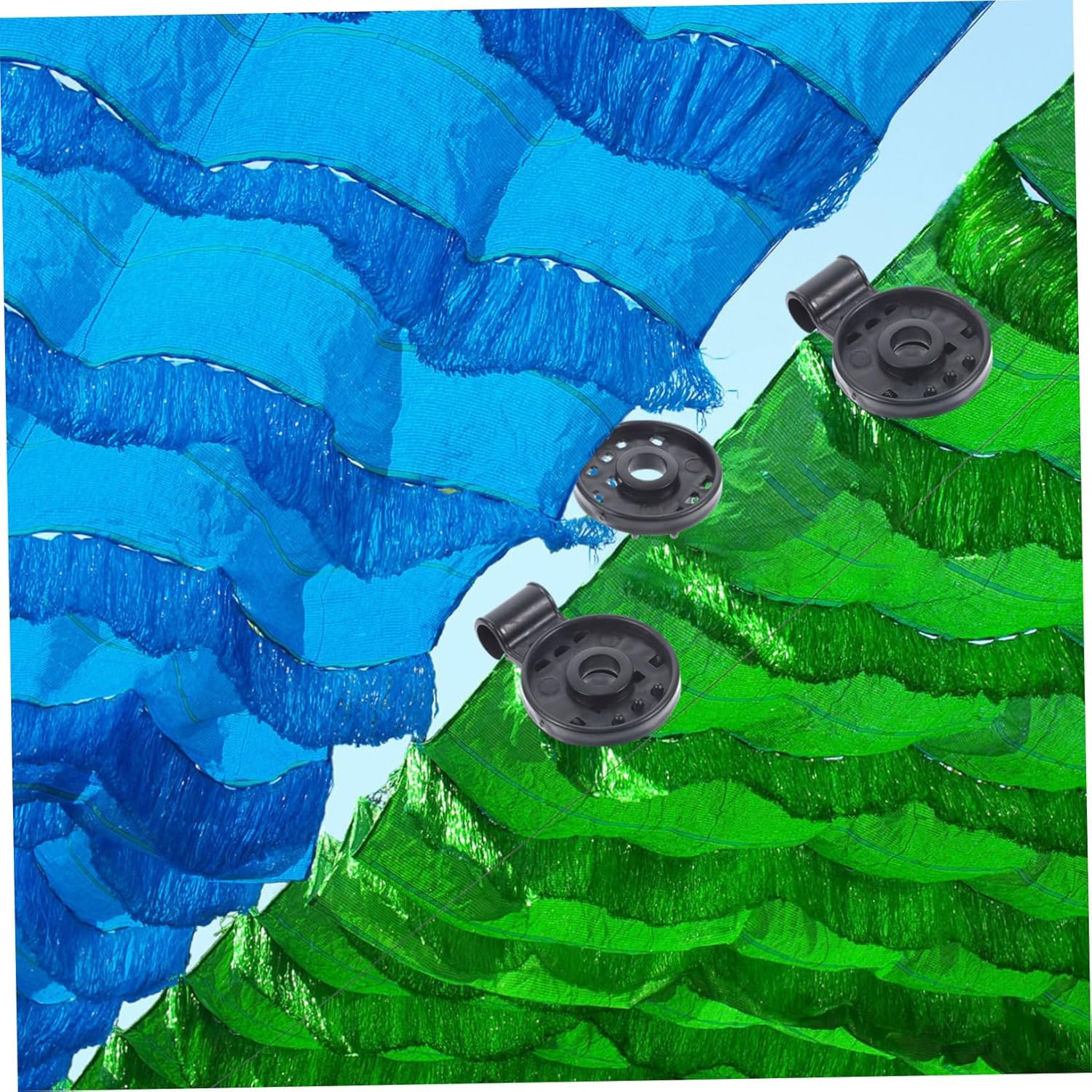 100pcs Heavy Duty Shade Cloth Clips Lock Grip Sunscreen Net Buckles for Outdoor Privacy Screen Clips for Camping Sun Shade
