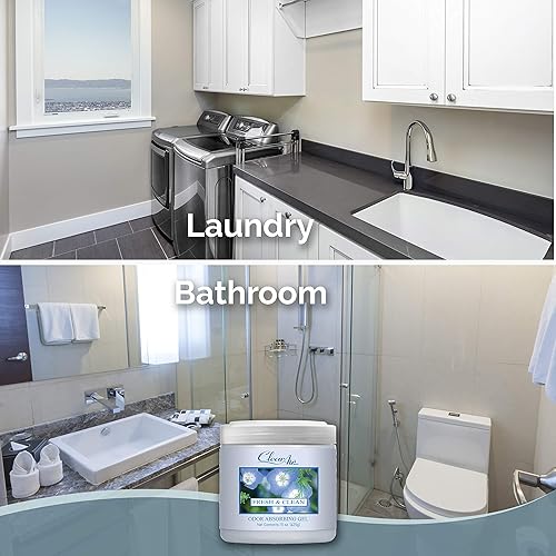 Miniatura 7 de Clear Air Gel absorbente de olores  Ambientador  Absorbe y elimina olores en baños, coches, barcos, caravanas y áreas de mascotas, hecho con aceites