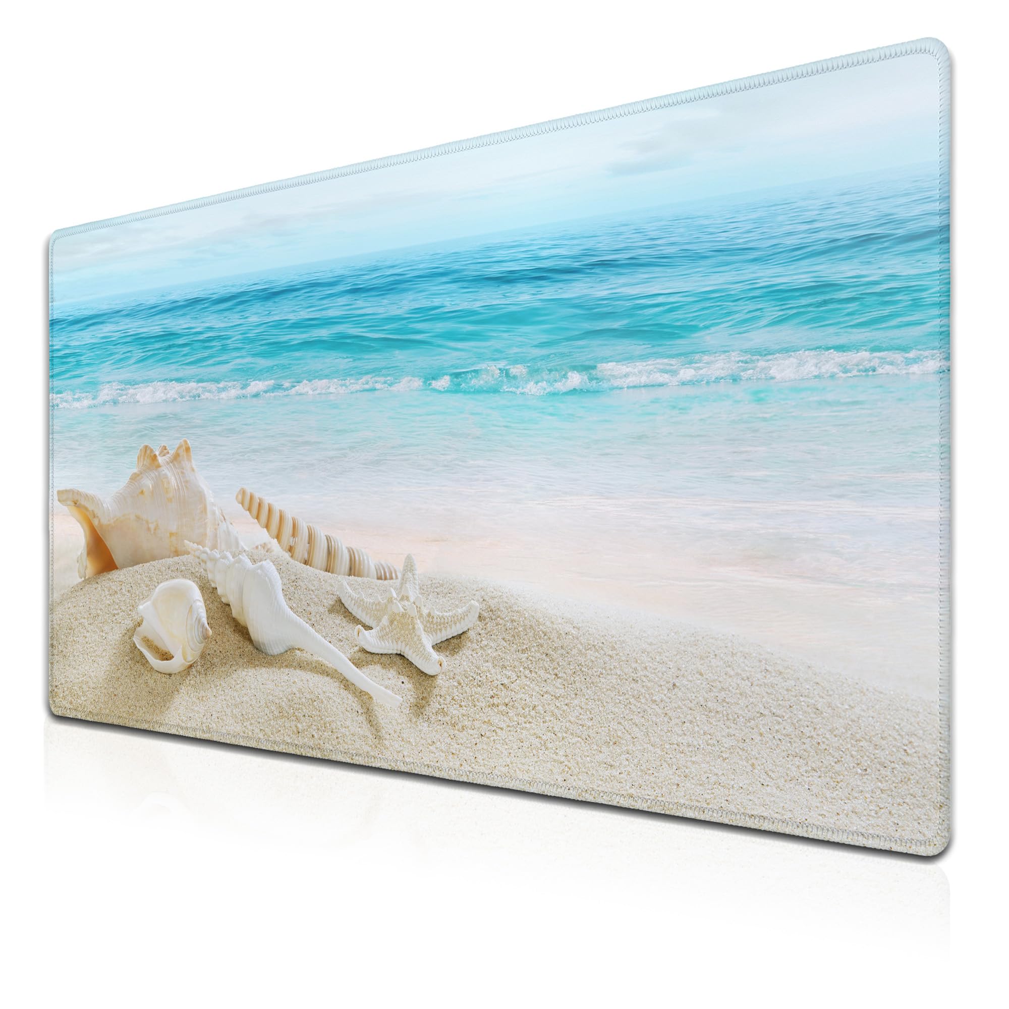 Samgula Office Desk Mat Keyboard Pad, Gaming Mouse Pad Large Desk Pad, The Desk Mat Waterproof Non-Slip Rubber Base, 35.4 X 15.7 inch for Work/Game/