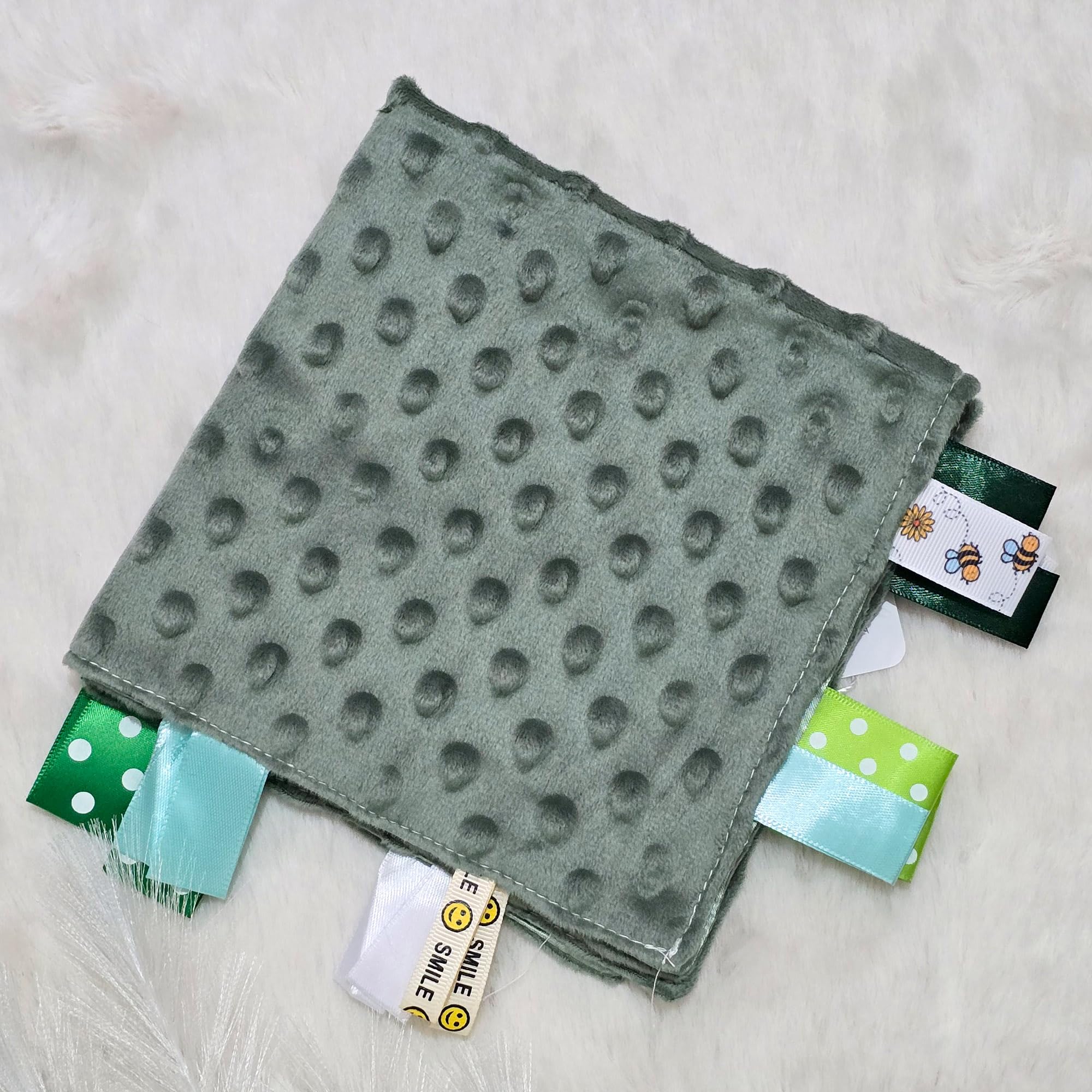 Royal Icon Baby Comforters tag blanket, Ultra Soft and Unique Design Taggies for Babies - Image 3