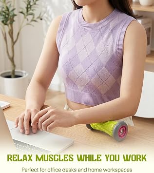 ROMIX Foot Roller Massager for Plantar Fasciitis Relief, Deep Tissue Foot