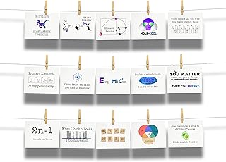 Nerdy Life STEAM Edition Whimsical Science Puns 15-Card Postcard Collection Relatably Sarcastic Funny Cards Postcrossing Matte Card