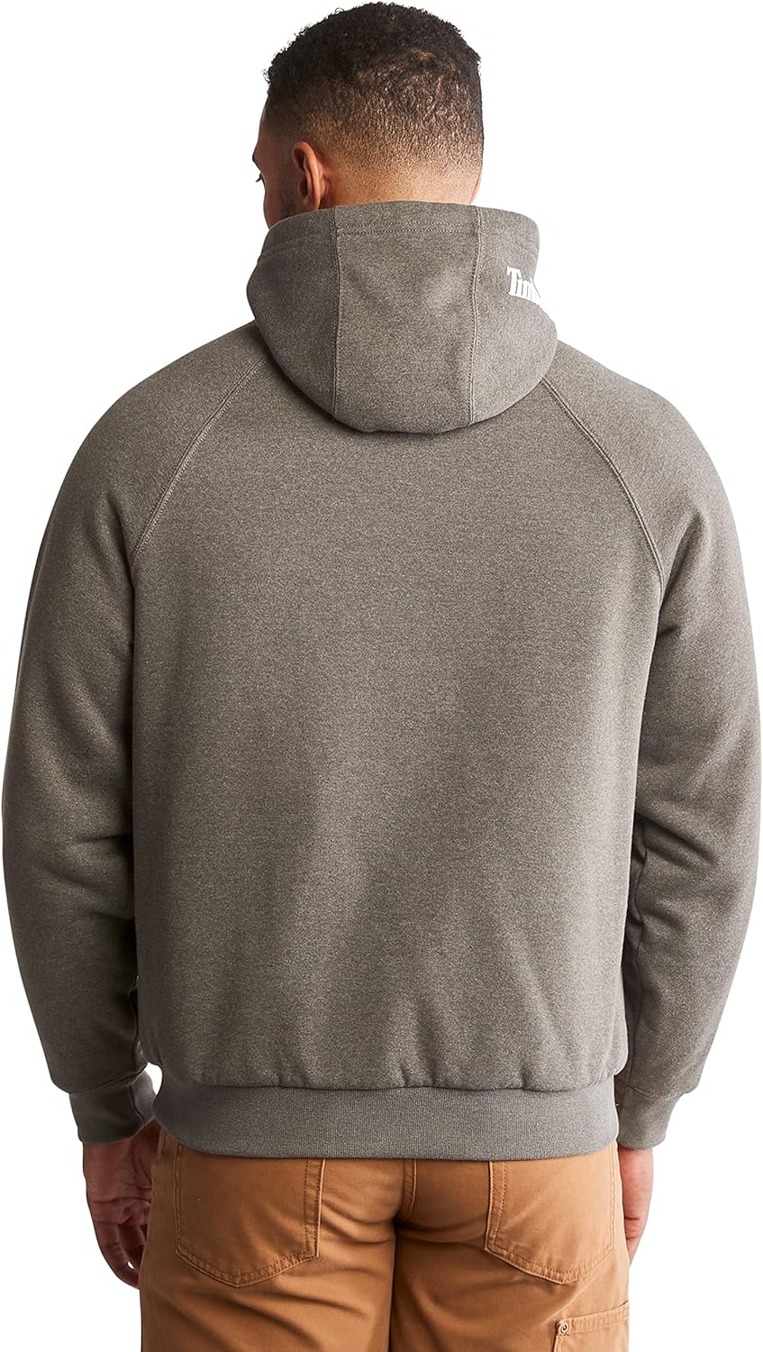 Timberland PRO Men's Hood Honcho Sport Double Duty Pullover, Dark Charcoal Heather/White, Medium - Image 2