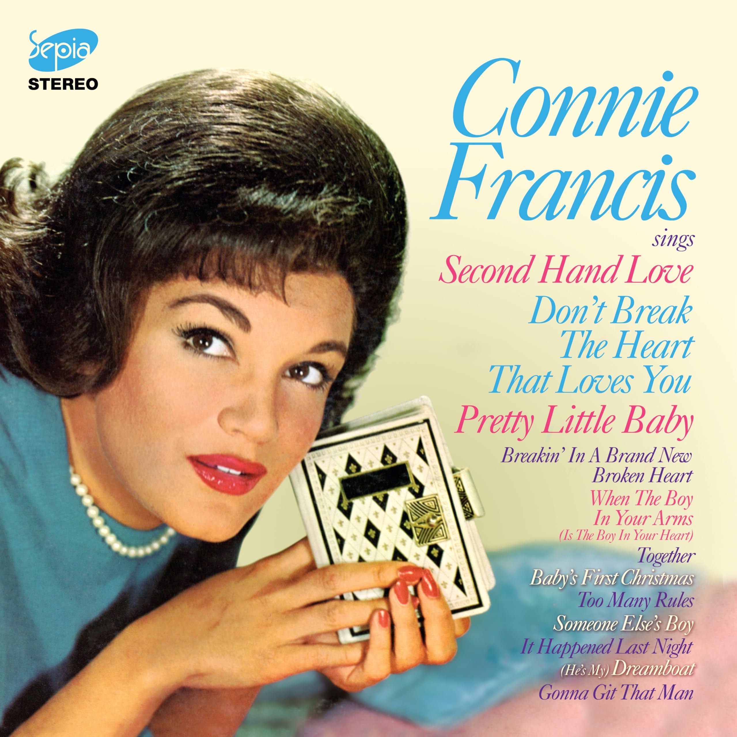 Connie Francis sings Second Hand Love & Pretty Little Baby etc. - Black Vinyl [VINYL]