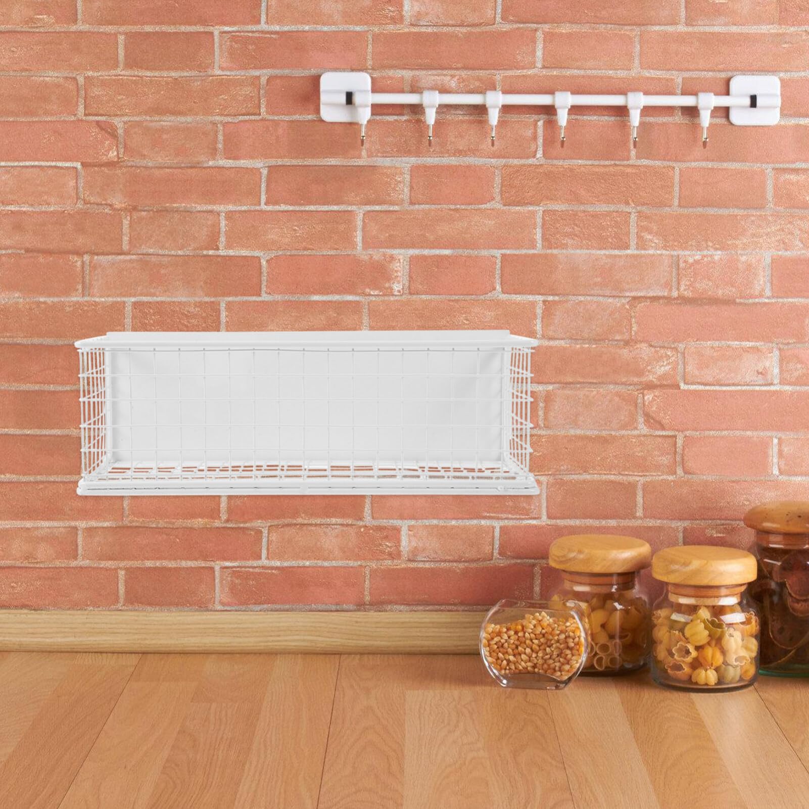 UPKOCH Organizer Magnetico per Frigo Supporto per Spezie e Utensili da Cucina Struttura Robusta e Resistente Facile da Installare su Superfici Metalliche per Ottimizzare Spazi Cucina