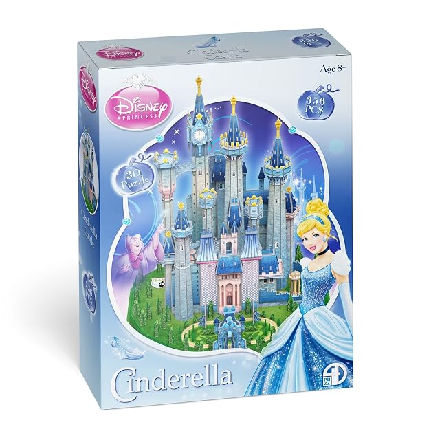University Games Disney Cinderella Castle 300 el. 3D [Puzzle]