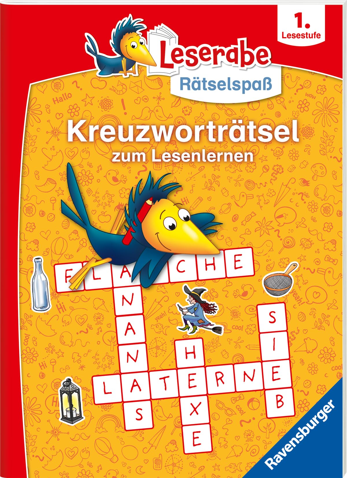 Leserabe - Rätselspaß - Kreuzworträtsel zum Lesenlernen