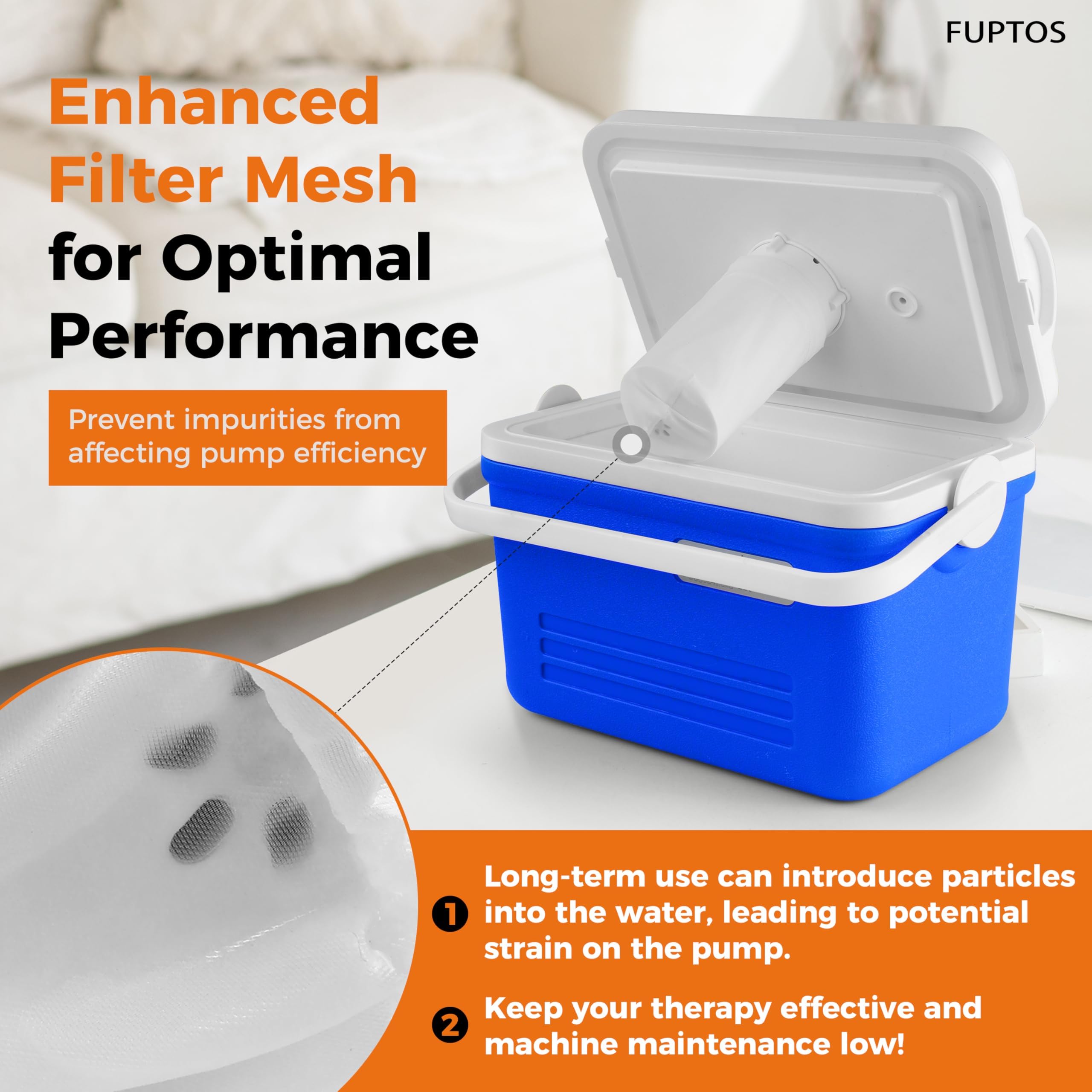 Máquina de terapia de frío para recuperación postoperatoria, temporizador digital y bomba silenciosa, almohadilla de hielo universal para crioterapia de rodilla, hombro, cadera y pierna