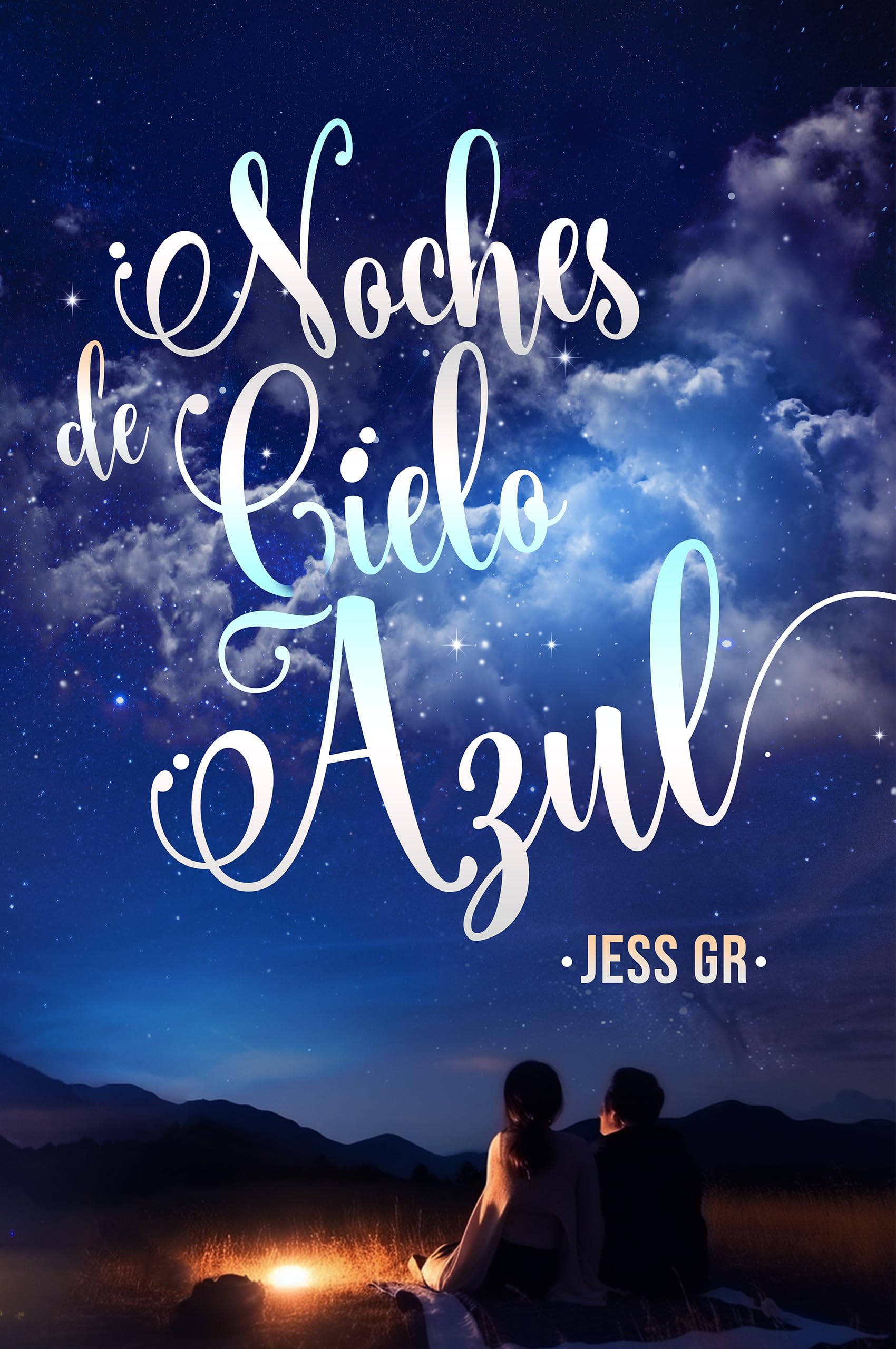 Noches de cielo azul: Novela romance contemporáneo (Spanish Edition)