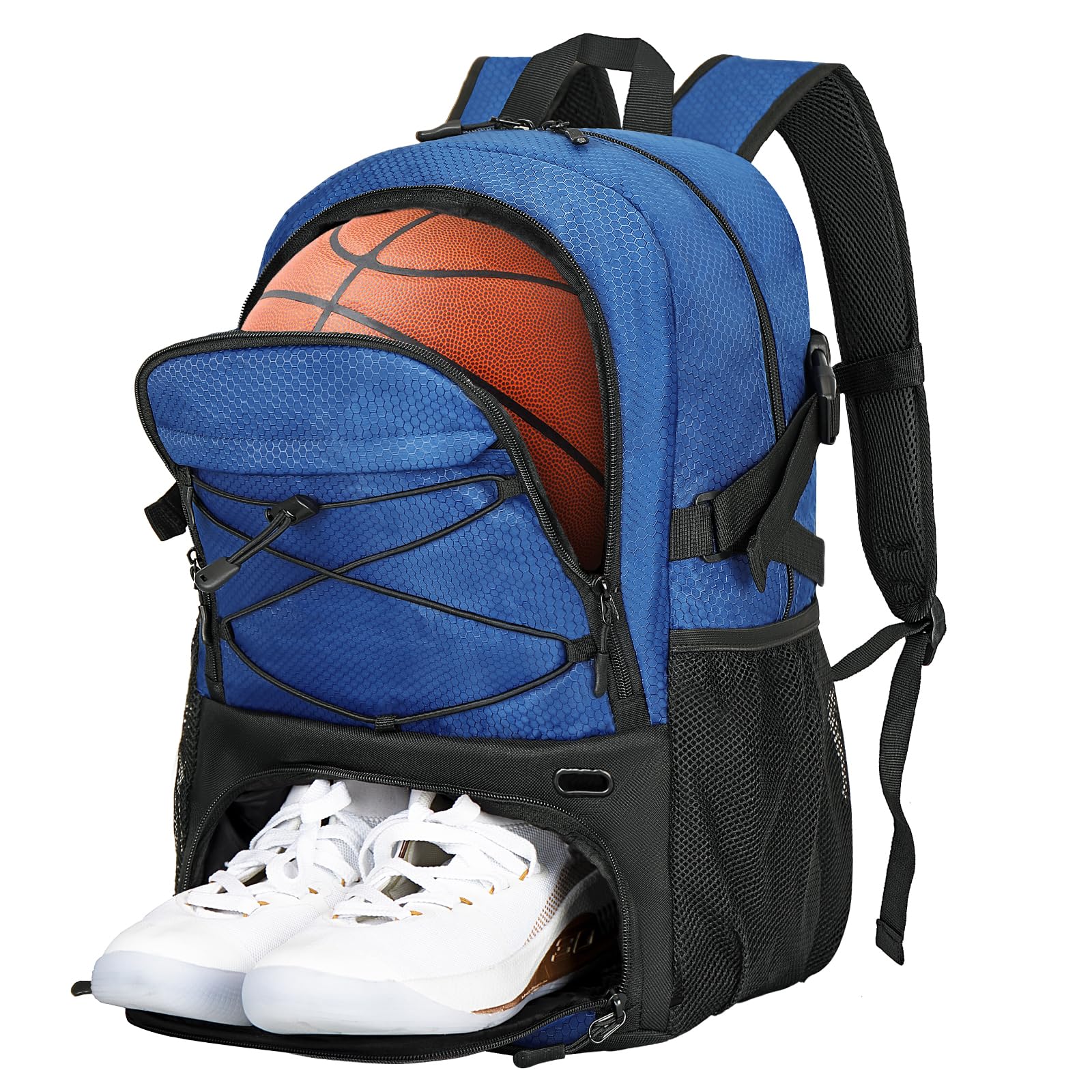 Goloni Basketball Bag,Large Sports Bag with with Separate Ball & Shoe Compartments,Gym Bag for Basketball,Soccer,Volleyball