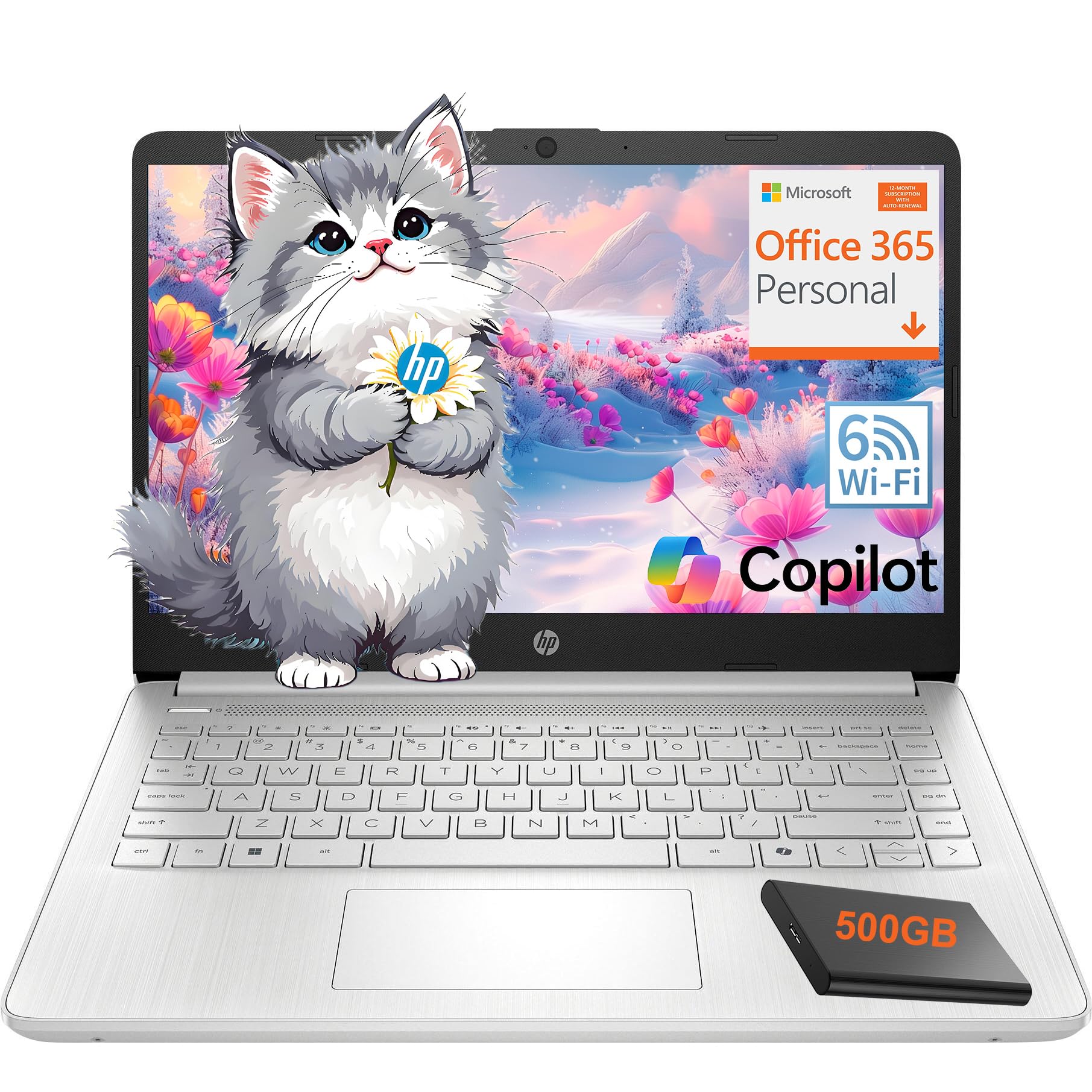 HP Essential Laptop 14 with Office 365