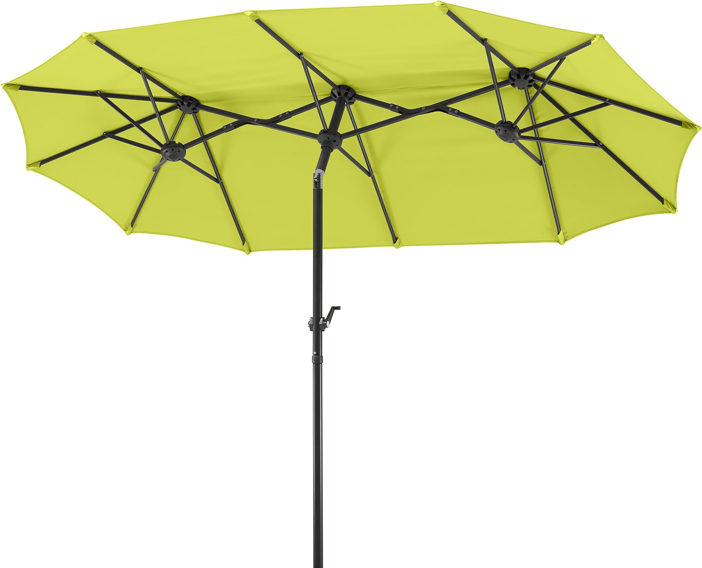 Schneider 746-78 Salerno Parasol Rectangular, Green Apple, 300 x 150 cm