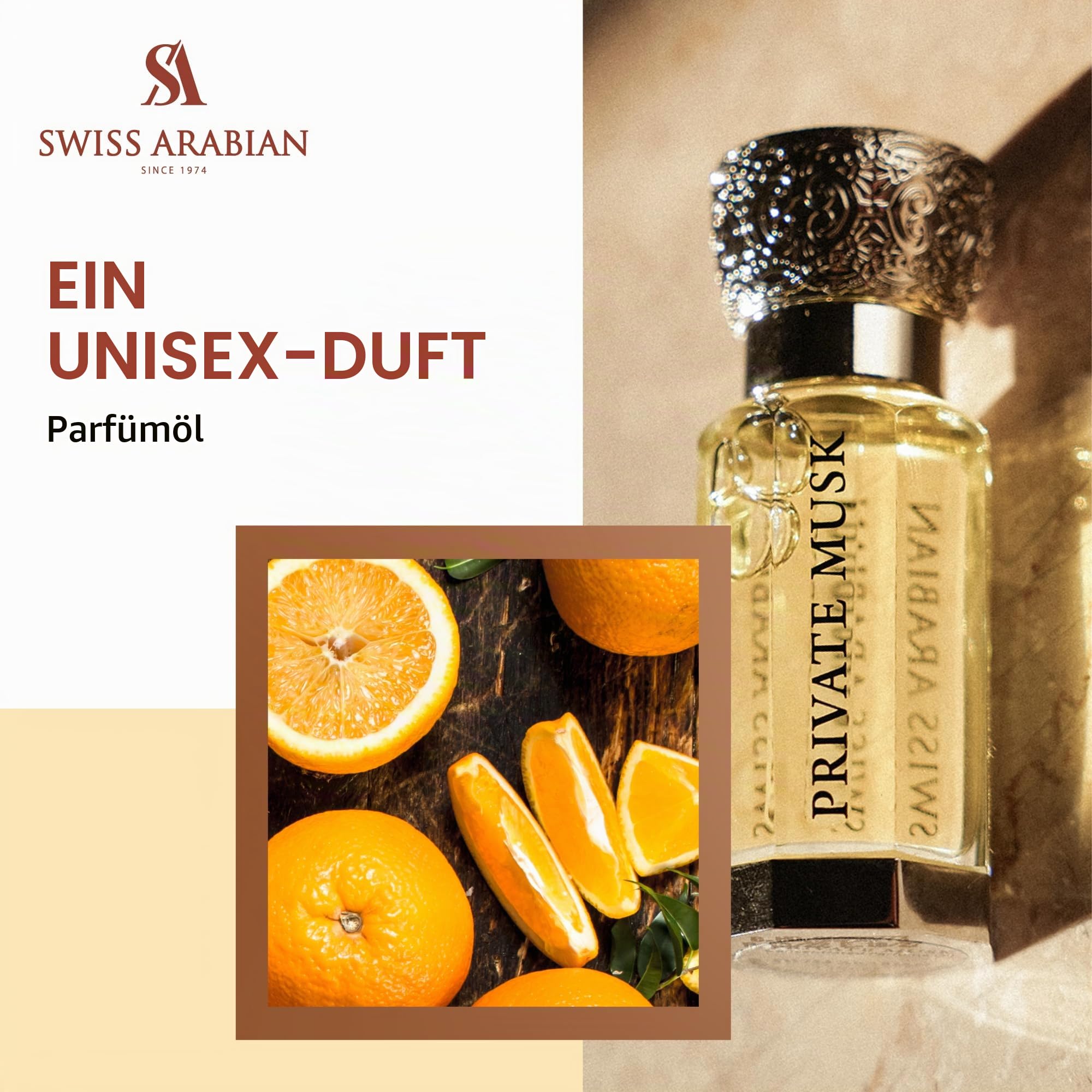 Swiss Arabian Private Musk Parfümiertes Öl UNISEX 12 ml (unisex)