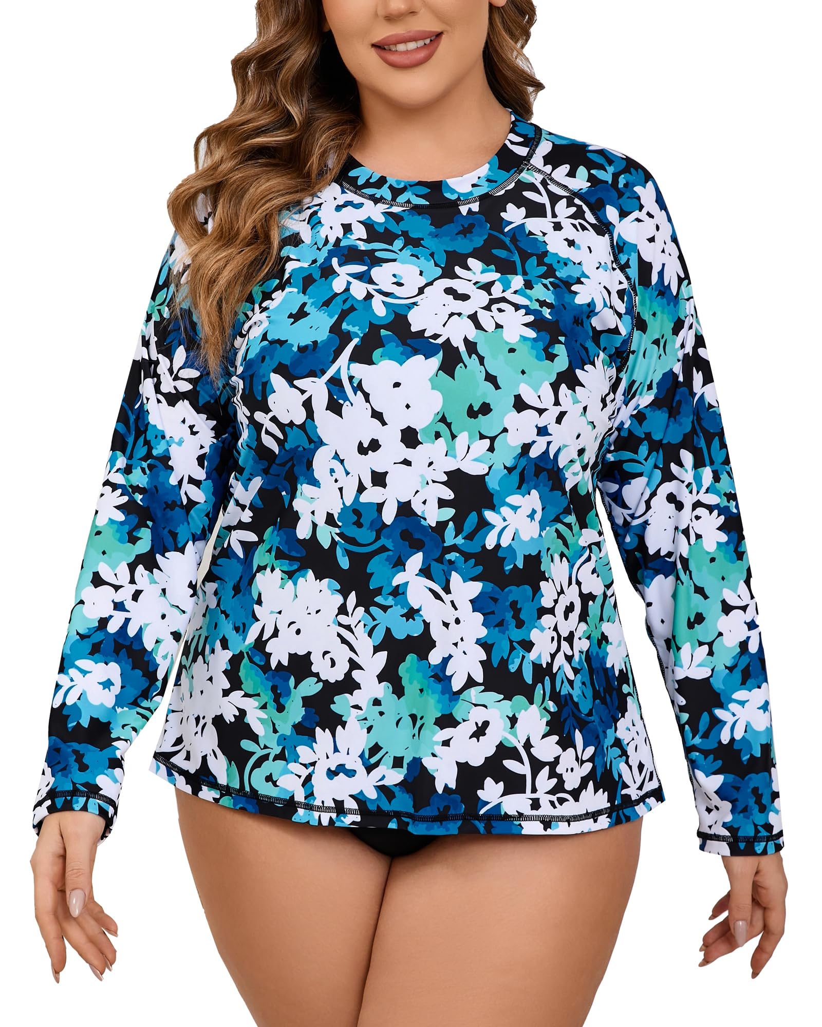 Halcurt Plus Size Rash Guard