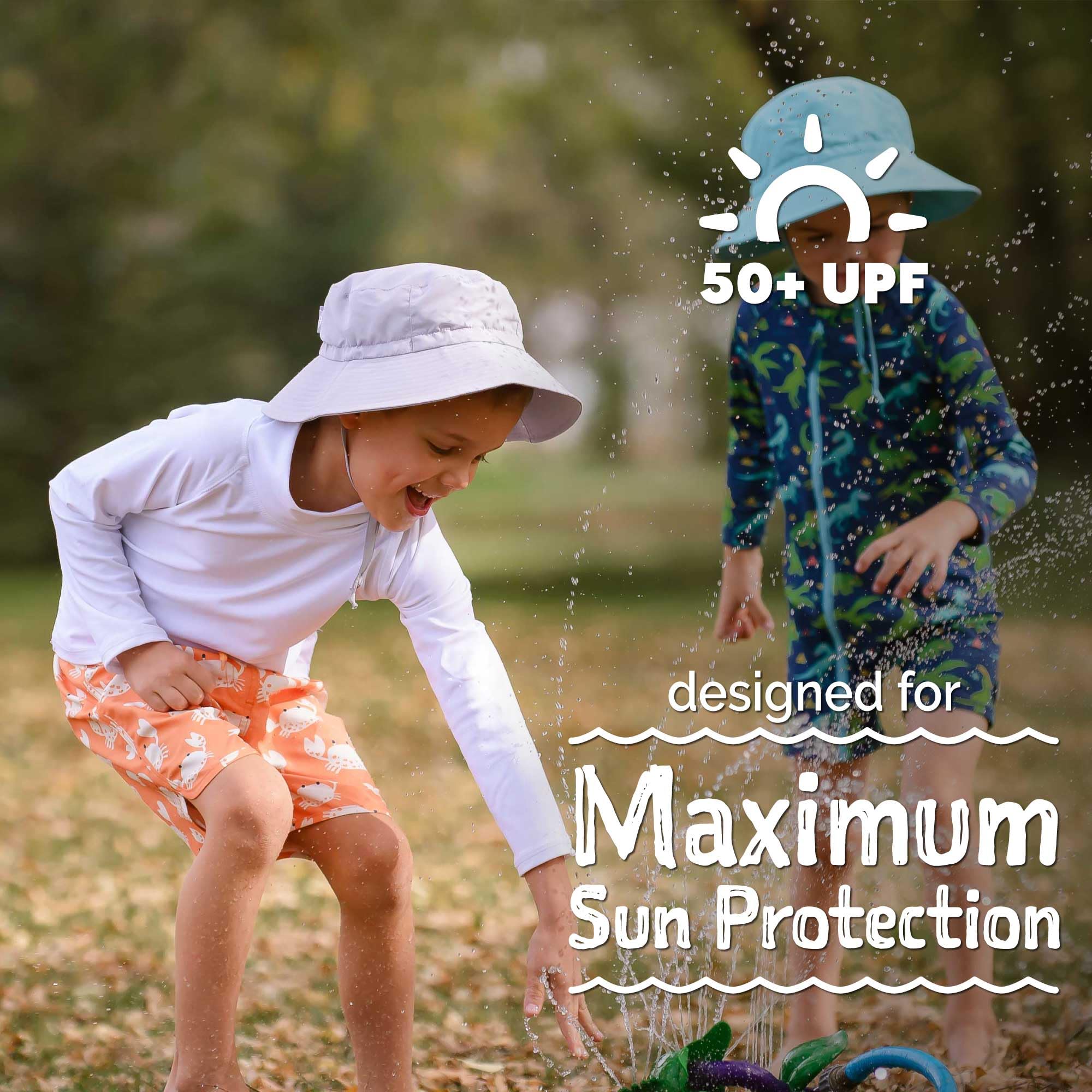 JAN & JUL Pantaloncini da bagno UV e camicia UV a maniche lunghe per i più piccoli