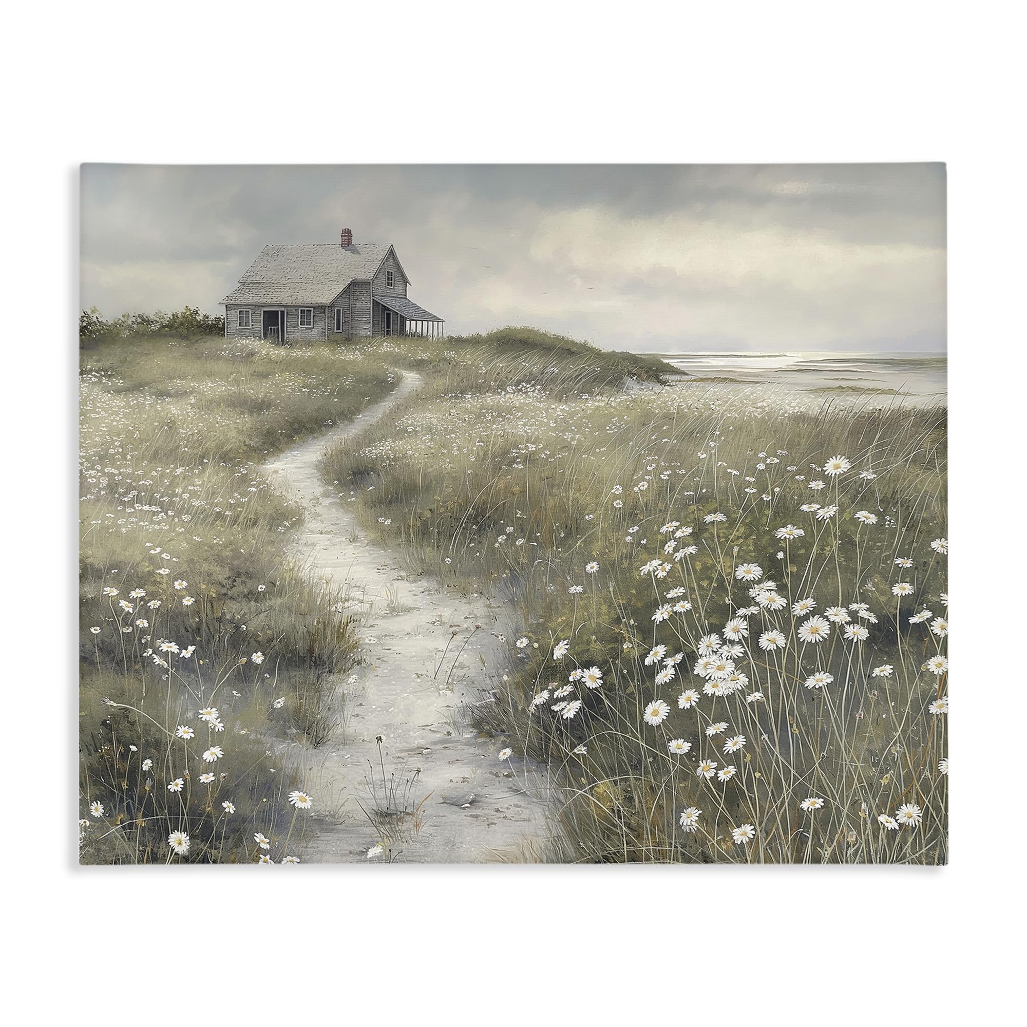 Stupell Industries Unframed 'Pathway To Coastal Cottage'| Canvas Art