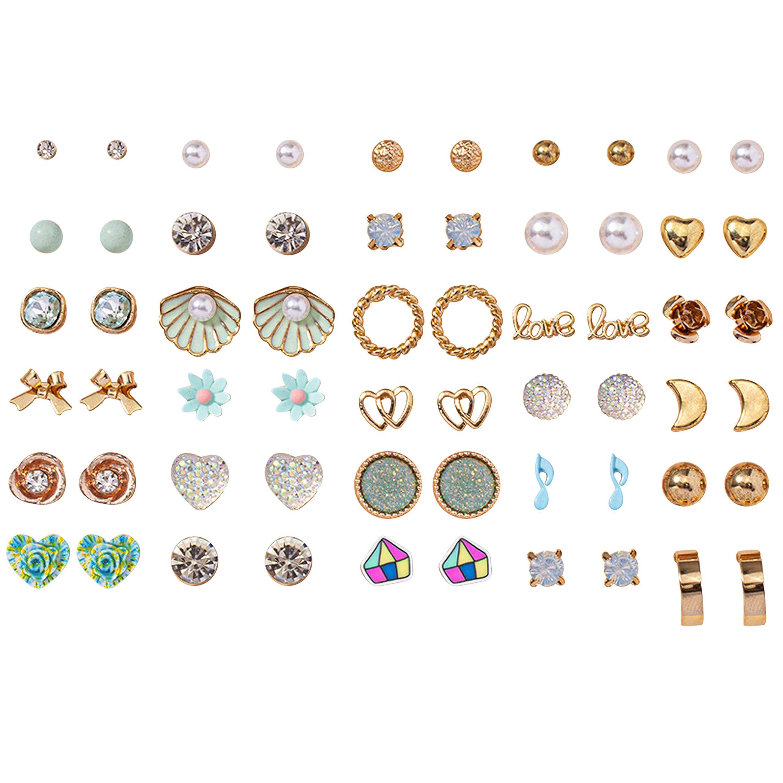 Fashion Frill Earrings For Women Fashion Love Heart Designs Studd Earrings For Women Girls Love Gifts Earrings Combo Set 30 Pair of Earrings (B0CH4ZG1S7) Amazon Price History, Amazon Price Tracker