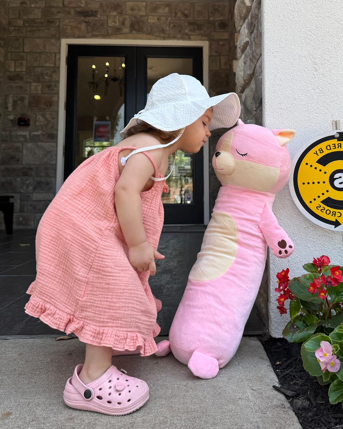 HONGTEYA Baby Sun Hat Toddler Girl Hats Infant Toddler Summer Bucket Beach Hat Wide Brim Sun Protection - Image 6