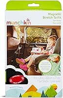 Vista 6 de Munchkin® Brica® Parasol magnético elástico ajustable, Negro, 1 paquete