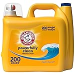 ARM & HAMMER Liquid Laundry Detergent, Clean Burst Fresh, 200 fl oz, 200 Loads, HE Laundry Detergent Liquid