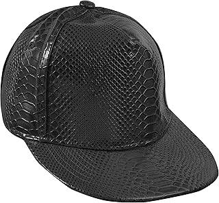 Eigso Unisex Metallic Baseball Caps for Men Women Snapback Hip Hop Flat Brim Baseball Hats for Man Woman Adjustable
