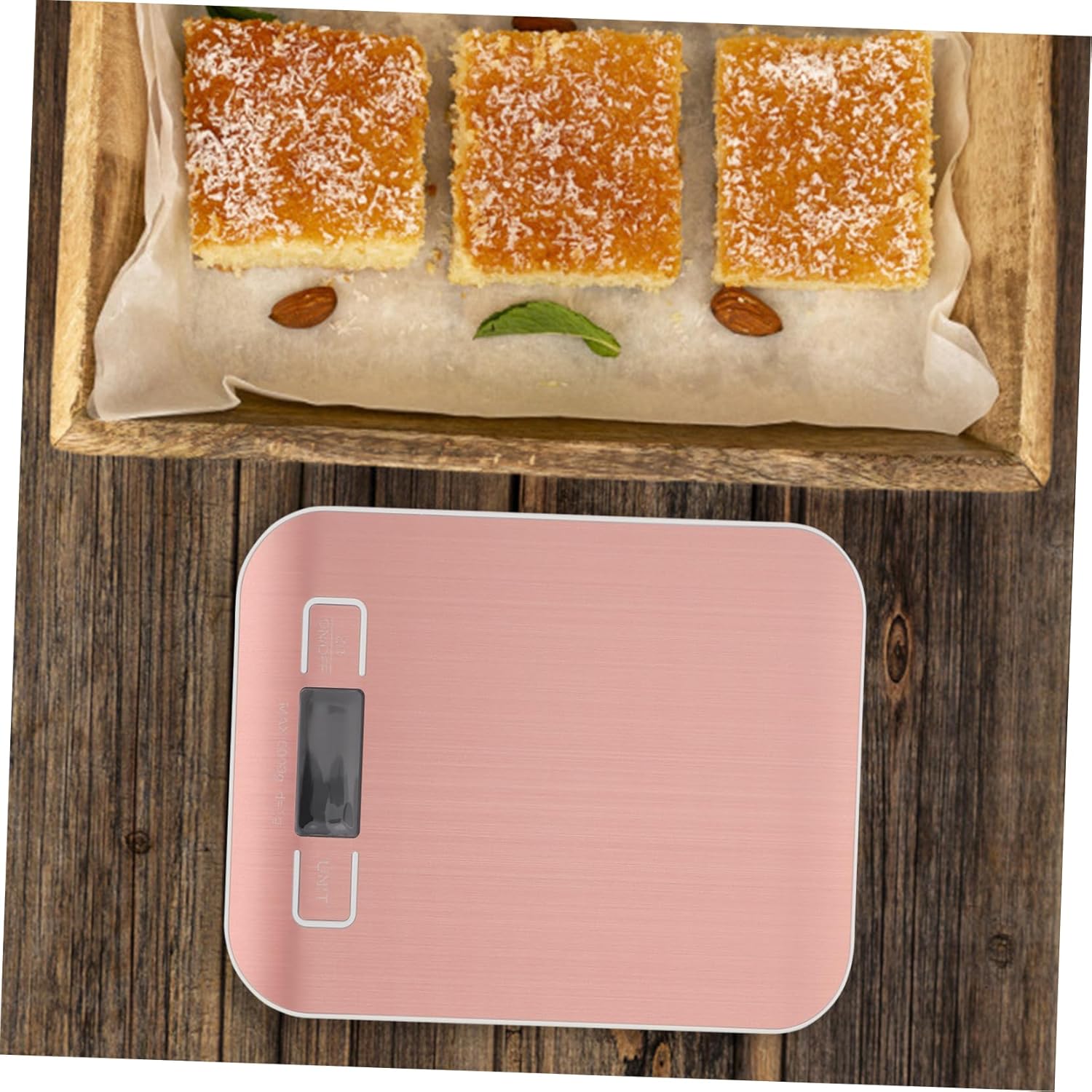 1PC Stainless Steel Electronic Kitchen Scale Reliable Pastry Weighing Tool for Baking Measuring Kitchen Scale for Home Restaurant and Cafe Use