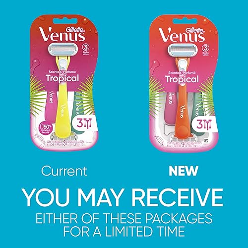 Miniatura 2 de Gillette Venus Tropical Women's Disposable Razor, 3 Count