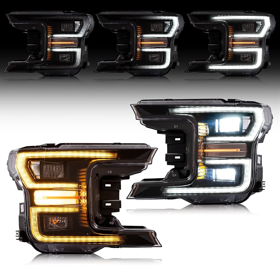 Amazon.com: VLAND Full Led Headlights Compatible with F150