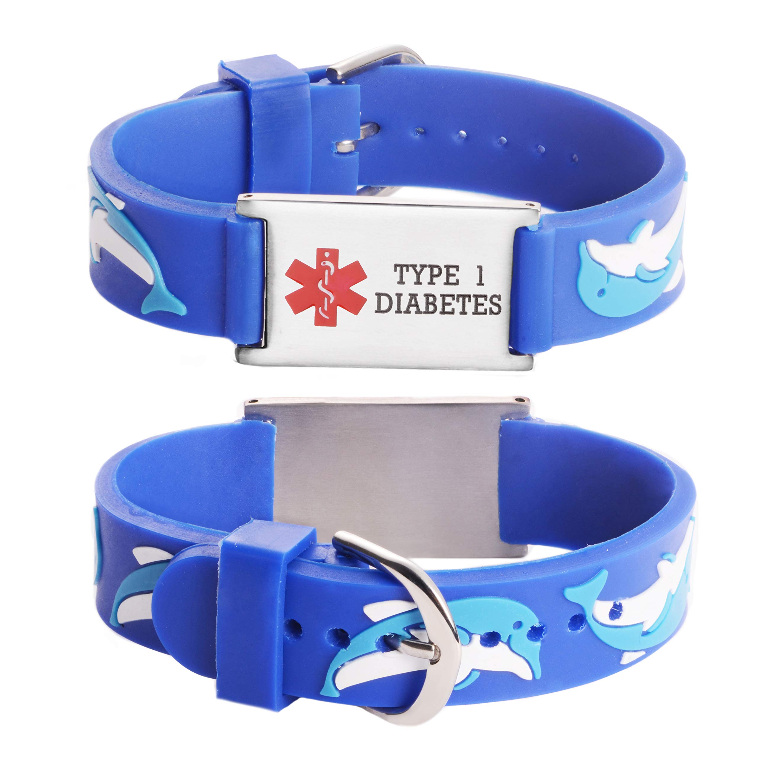 Medical Alert Bracelets For Men LinnaLove Cartoon Medical Alert ID