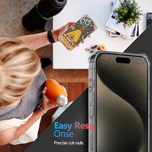 Vista 97 de Roemary Buffertech - Funda protectora para iPhone 13 Pro Max con diseño Golden Retriever, diseño de arcoíris con protector de pantalla