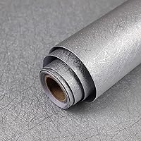 Vista 29 de Rollo de papel tapiz azul oscuro para despegar y pegar, papel autoadhesivo extraíble e impermeable, de seda, para niños, envoltura de vinilo