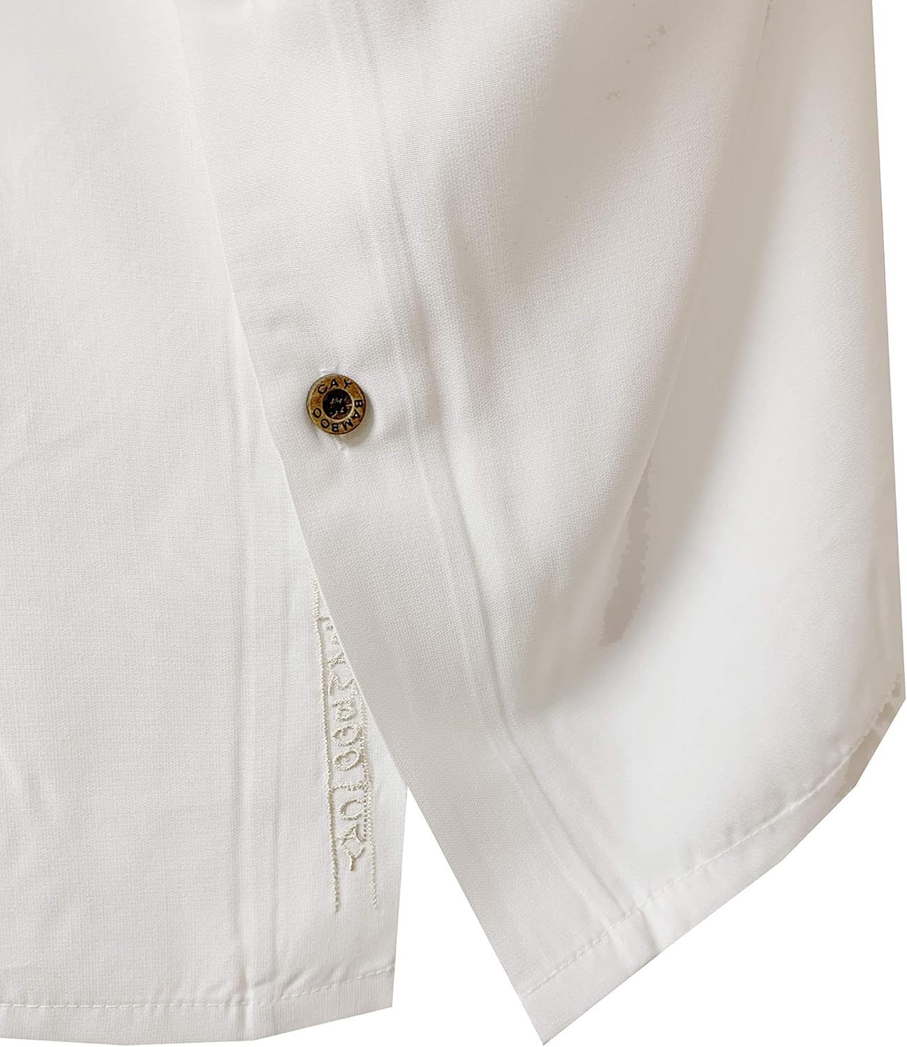 Bamboo Cay Men's Short Sleeve Flying Parrots or in Golf We Trust Embroidered Camp Shirts - Image 5