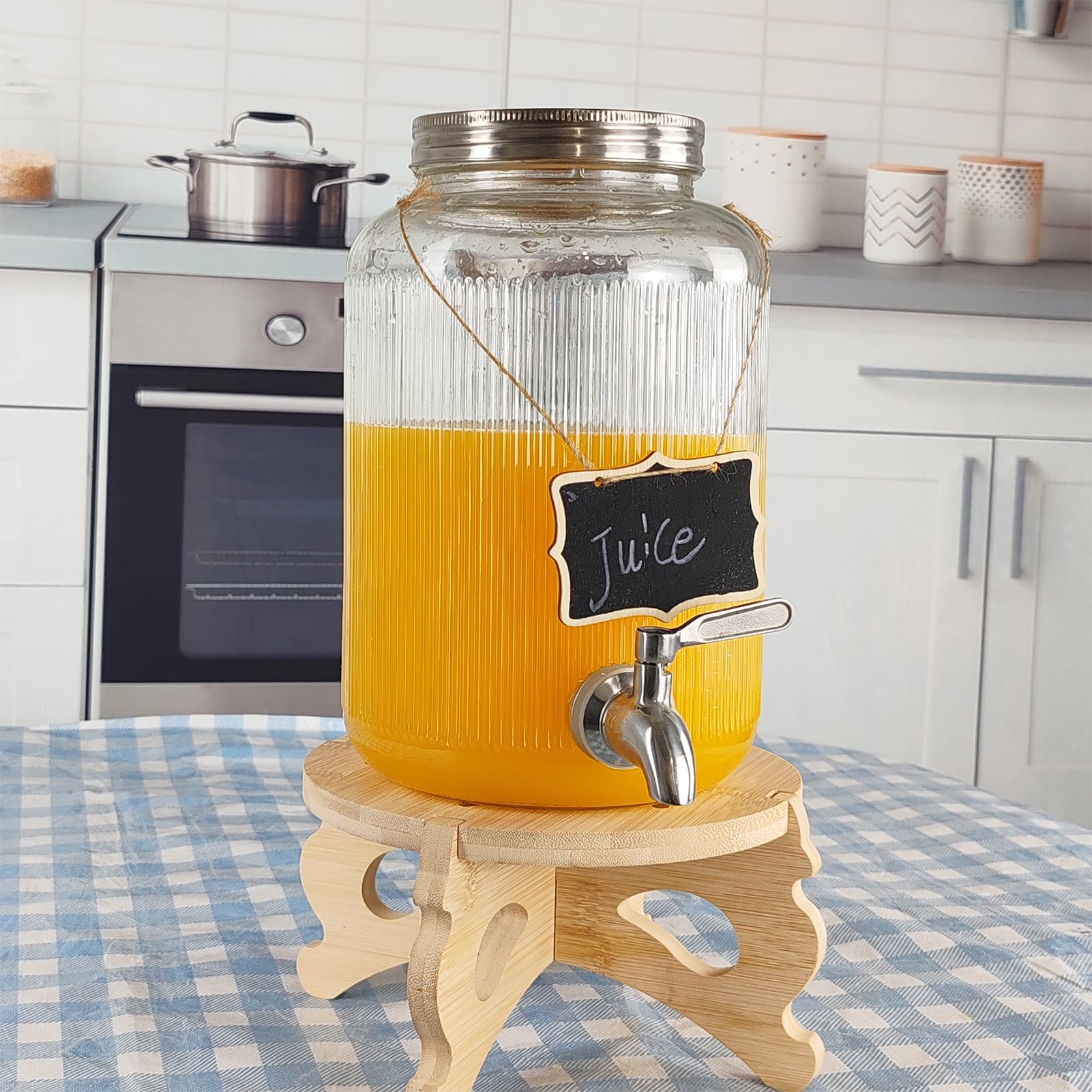 Drankendispenser incl. tapkraan en standaard inh. 8,5ltr. glas