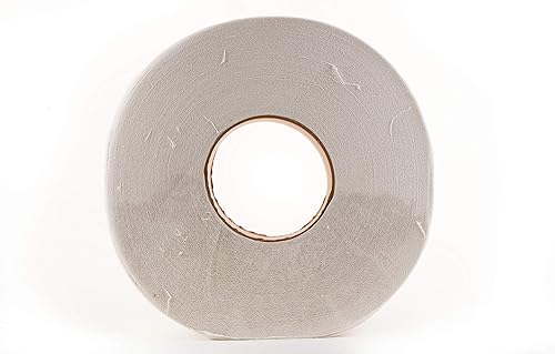 Miniatura 4 de EcoQuality 6 Pack Jumbo rollo de papel higiénico de 2 capas de 9.1in de diámetro. Dispensador de papel higiénico (1 rollo), color blanco