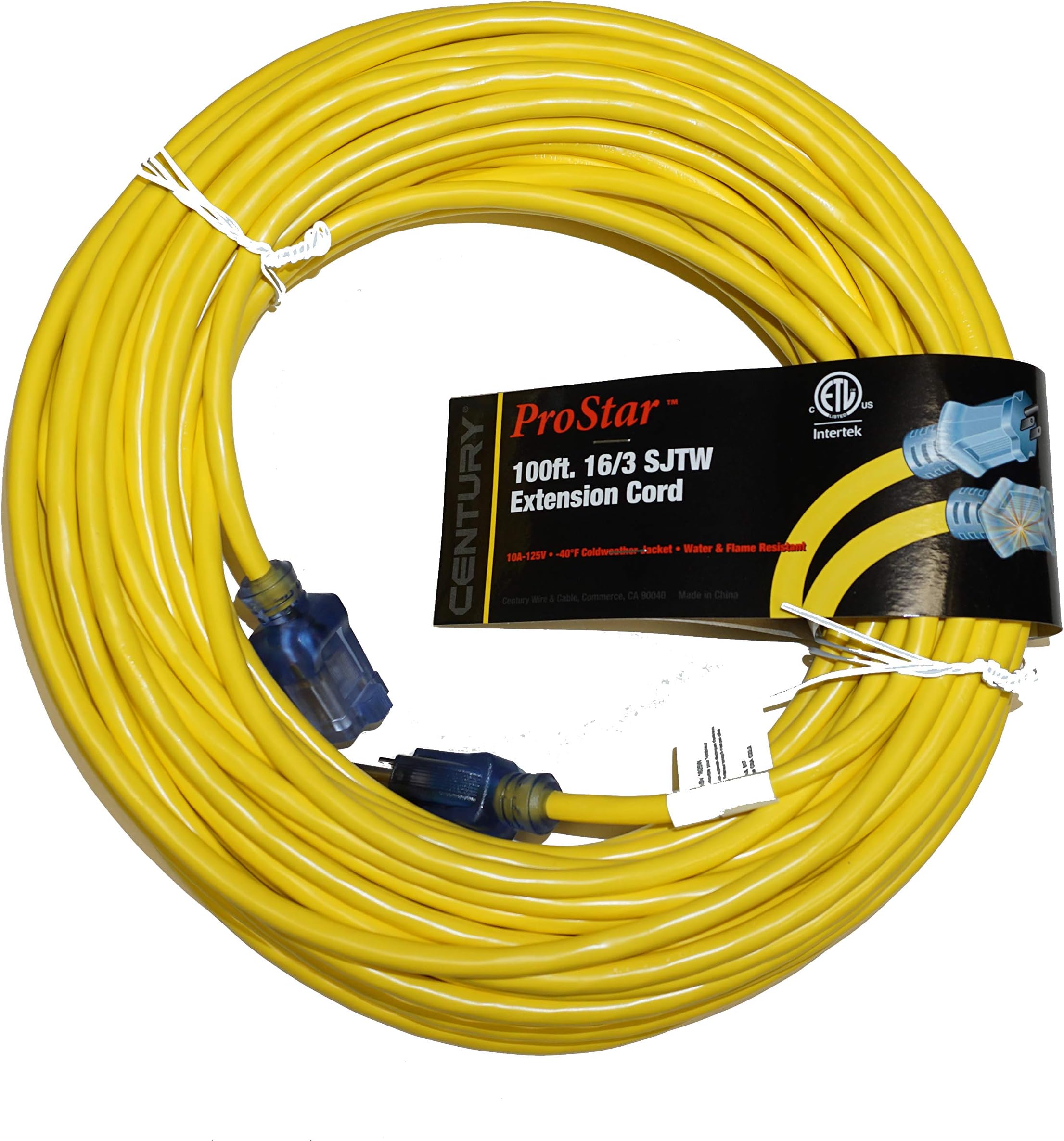 Amazon.com: ProStar 10 Gauge SJTW 3 Conductor 50 Foot Extension Cord ...