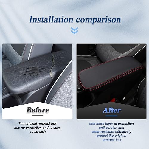 Vista 4 de BIBIBO Funda para consola central Chevy Trailblazer 2025 2026 para Chevy Trailblazer 2021-2023-2025 2026, funda de almohadilla para reposabrazos