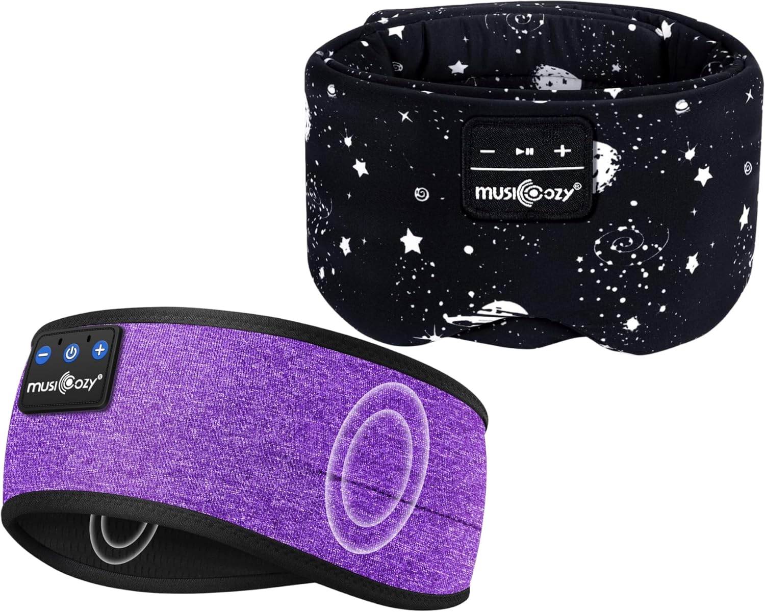 MUSICOZY Sleep Headphones Bluetooth Sleep Mask with Headphones Eye Mask Wireless Bluetooth 5.4 with Adjustable Headband